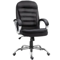 Vinsetto Ergonomic Office Chair Black(m-1)