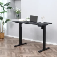 Vinsetto Electric Height Adjustable Standing Desk, 120 cm x 60 cm Memory Preset Stand Up Workstation for Home, Office, Black(m-10)