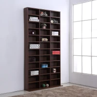 HOMCOM 33 Adjustable Compartment Storage Unit - Brown(m-11)