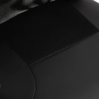 Vinsetto Office Chair, Computer Desk Chair, Mesh and PU Leather Swivel Chair with Adjustable Height and Rolling Wheels for Home Office Work Study, Black(m-9)