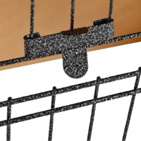 PawHut Wood-metal Guinea Pigs Hutches Elevated Pet House Outdoor 89.5 x 45 x 81cm(m-7)