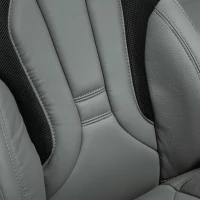 Vinsetto Racing Gaming Chair, Mesh & Faux Leather Computer Chair with High Back, Swivel Wheels, Adjustable Height and Armrest, Charcoal Grey(m-8)