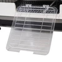 PawHut Metal Wire 3-Tier Small Guinea Pigs Hutches Rabbits Hutches Black/White(m-9)