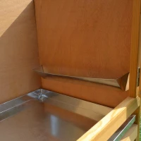 PawHut Guinea Pigs Hutches, 115Lx44.3Wx65H cm, Fir Wood-Yellow/Green(m-10)