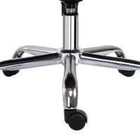 Vinsetto Office Chair, PU Leather Desk Chair with 13cm Soft Padded Seat and Backrest, Swivel Chair with Adjustable Height and Rolling Wheels, Brown(m-8)