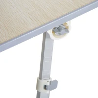 HOMCOM Foldable Laptop Stand Notebook PC Bed Table Desk Portable Height & Angle Adjustable(m-9)