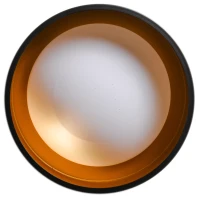 HOMCOM LED Ceiling Light Modern Ceiling Lamp 22W 1500 Lumen Cold White Light Mount Ceiling Lamp for Living Room Bedroom Kitchen Hallway(m-9)