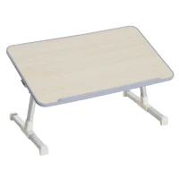 HOMCOM Foldable Laptop Stand Notebook PC Bed Table Desk Portable Height & Angle Adjustable(m-1)