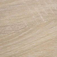 HOMCOM Two Drawer Filing Cabinet with Wheels- Oak(m-9)