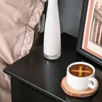 HOMCOM End Table, Sofa Side Table with Drawer X Bar Bottom Storage Shelf, Nightstand Bedside Table for Bedroom or Living Room Black(m-9)