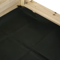 Outsunny piaskownica w kształcie statku drewniana skrzynia do zabawy błotem ławka maszt flagowy żaglowiec statek piracki dla dzieci w wieku 3–8 lat kolor naturalny 180 x 91,5 x 144 cm(m-9)