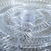HOMCOM 5 Tier Food Fruit Dehydrator, 280W with Adjustable Temperature Control 40 - 70 Degree(m-5)
