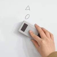 HOMCOM Quadro Magnético Quadro Magnético de Parede Incluí 10 Ímás 1 Apagador e 4 Marcadores 60x45 cm Branco(m-4)