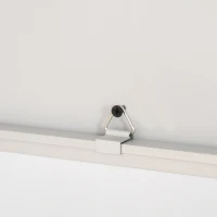 HOMCOM Quadro Magnético Quadro Magnético de Parede Incluí 10 Ímás 1 Apagador e 4 Marcadores 60x45 cm Branco(m-5)