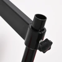 HOMCOM worek treningowy obrotowy worek bokserski z ramieniem do montażu ściennego urządzenie do ćwiczenia boksu stal sztuczna skóra kolor czerwony 82 x 65 x 14 cm | Aosom(m-6)