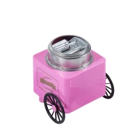 HOMCOM Electric Cotton Candy Maker Candy Floss Machine Cart Kitchen DIY 450W Pink(m-9)
