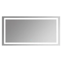 HOMCOM Wall Mounted Bathroom LED  Illuminated Mirror Sensor Anti-Fog Heated- 120W x 60H X 4D cm(m-1)