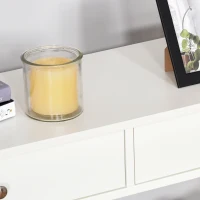 HOMCOM Console Table Sofa Desk w/ Shelves Drawers for Living Room Entryway Bedroom(m-8)