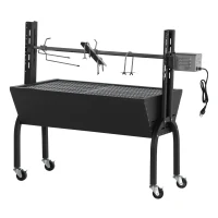 Outsunny Outdoor Electric Charcoal BBQ Rotisserie Grill 50kg Lamb Hog Spit Roaster(m-10)