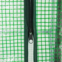 Outsunny Estufa de Jardim com Porta Enrolável Cobertura de PE e Estrutura de Metal para Cultivos de Plantas Verduras varanda Pátio Exterior 100x51x170cm Verde(m-8)