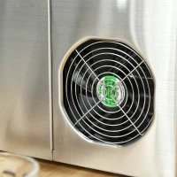 HOMCOM kostkarka do lodu 20 kg / 24 h, 2,3 l kostkarka do lodu ze zbiornikiem na wodę 3,2 l wyświetlacz stal nierdzewna kolor srebrny 25,2 x 36 x 37,1 cm | Aosom(m-6)