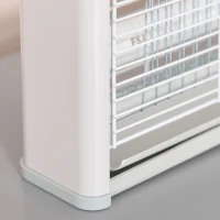 Outsunny Wall Hanging Bug Zapper, 30W Electric Fly Zapper Mosquito Killer, 60㎡ Coverage Insect Killer, Indoor Outdoor Use, Grey(m-9)