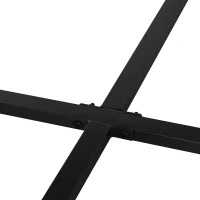 Outsunny 9 PCs Rattan Dining Cube Set Outdoor Patio Furniture PE Rattan Wicker Dining Set w/ 4 Armchair,4 Foot Stool,Grey Cushion(m-10)