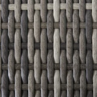 Outsunny Single Seater Rattan Chair Sofa with Padded Cushions, All-Weather PE Wicker Weave Garden Armchair with Armrests, Dark Grey(m-9)