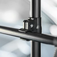 PawHut Grade de Segurança de Carro para Cães Ajustável em Largura e Altura 87-135x85x120cm Grade Separadora para Porta Malas de Carro Universal Metal Preto(m-9)