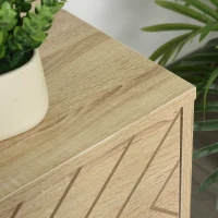 HOMCOM TV Stand Cabinet, Console Unit with 2 Drawers and Storage Shelves for 32 to 65 inches Flat Screen, Steel Frame for Living Room, Entertainment Room(m-7)