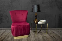 Poltrona Lady Bordeaux Cm 60X55X79(m-11)