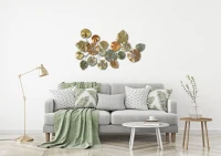 Pannello In Ferro Leaf  Cm 117X7X74(m-9)