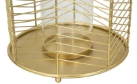 Porta Candela Glam Ring Coppia Cm Ø 23.5X25-19X24(m-5)