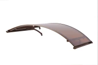 Pensilina Alluminio Arco 120X160 Supporto Marrone(m-1)