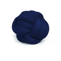 Homemania Cuscino Decorativo Knot Blu Indaco W45xD45xH42 cm(m-1)