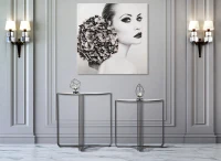 Consolle Dublino Coppia Cm 81X40,5X82 - 71X35,5X72(m-2)