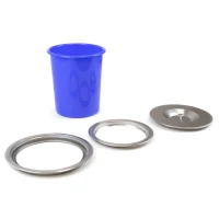 Emuca Pattumiera da incasso Recycle per piano cucina, 8 litri, Acciaio inossidabile(m-7)