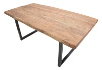 Tavolo Da Pranzo Yellowstone Cm 180X90X77 (Legno Di Acacia Nilotica)(m-6)