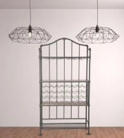 Mobile Porta Vivande Manhattan Cm 99.3X42X185(m-7)