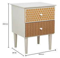 Comodino Aunt Cm 43.5X38X55.5(m-9)
