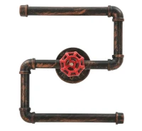 Porta Rotolo Doppio Manhattan Da Bagno Cm 24X11X27(m-1)