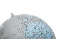 Mappamondo Twist Silver Cm Ø 20X25 (m-3)