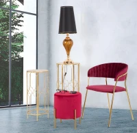 Lampada Da Tavolo Fashion Glam Cm Ø 27X81(m-7)