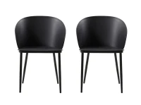 Homemania Set di 2 Sedie Dalis Nero(m-1)