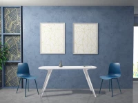 Homemania Set di 2 Sedie Polaris Blu Scuro(m-4)