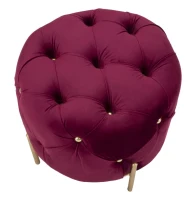 Puff Diamond Glam Bordeaux Cm Ø 45X40(m-5)