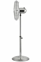 Kooper Ventilatore Cromato 40 Piantana H 130 Base Tonda(m-6)