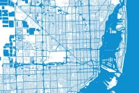 Homemania Quadro Mappa Canvas Art Blu W100xD2xH70 cm(m-1)