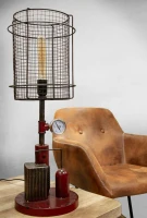 Lampada Da Tavolo Engine Ø Cm 24X67(m-7)