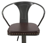 Sgabello Imbottito Detroit Cm 51X48X86-108(m-5)